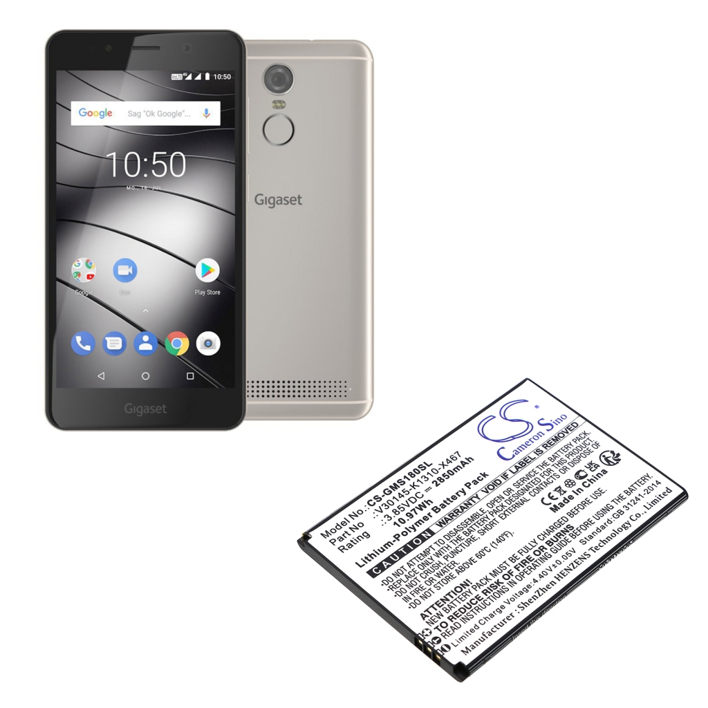 Batterie de téléphone portable Gigaset CS-GMS180SL