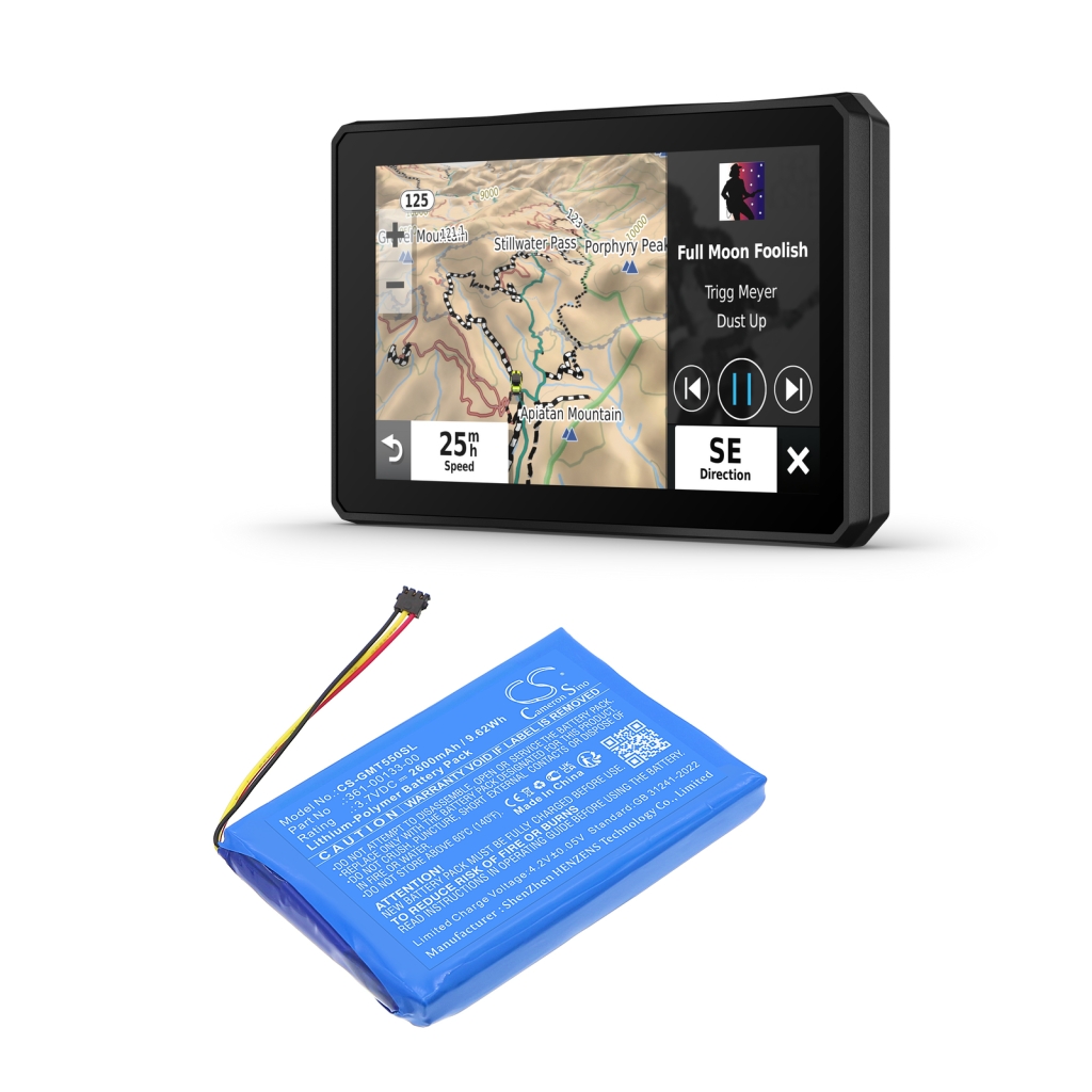 Navigationssysteme Akkus Garmin CS-GMT550SL
