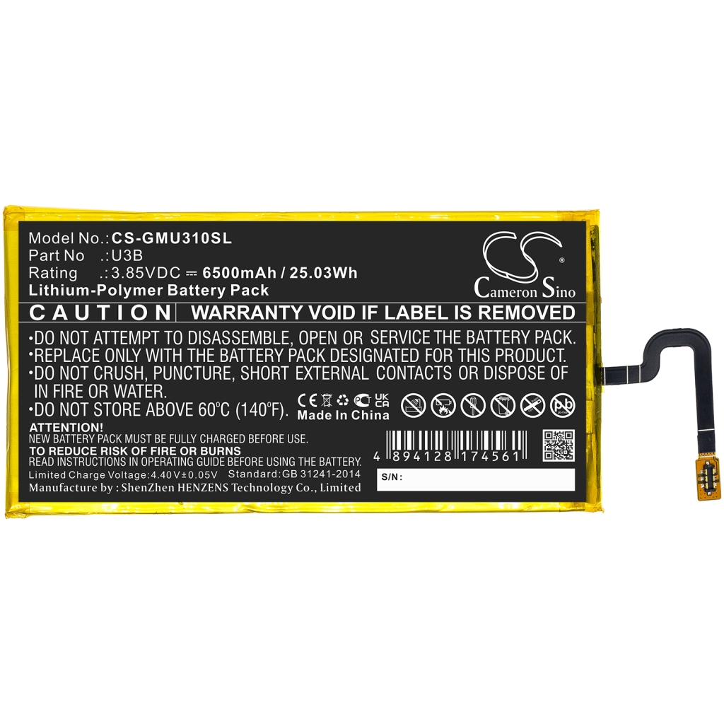 Remplacement de batterie compatible pour Glocalme 