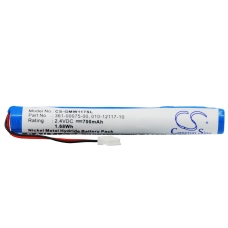 Remplacement de batterie compatible pour Garmin 010-12117-10,361-00075-00