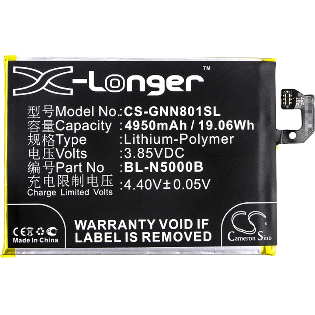 Batterie de téléphone portable GIONEE CS-GNN801SL