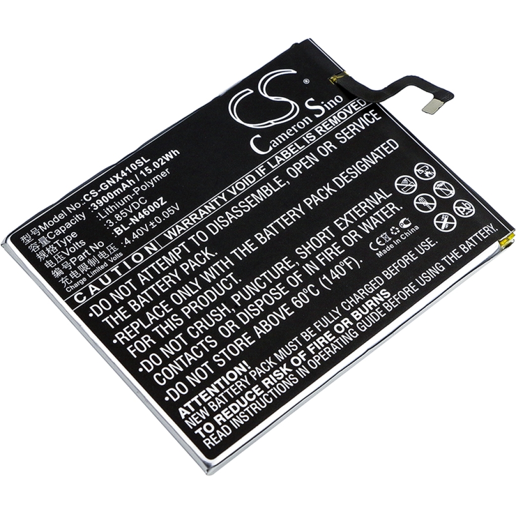 Batterie de téléphone portable GIONEE CS-GNX410SL