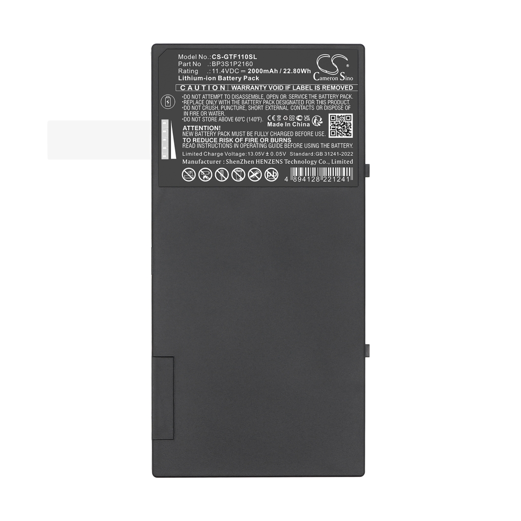 Tablet-PC Akkus Getac CS-GTF110SL