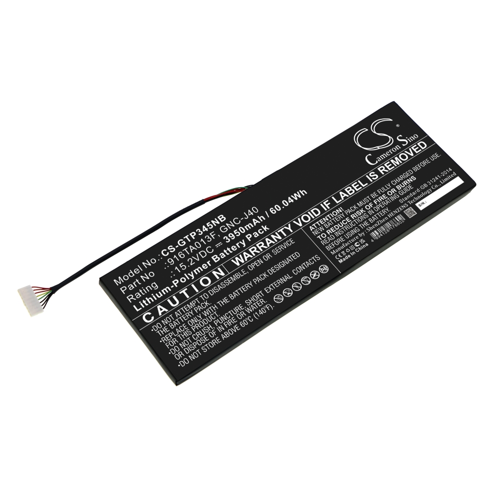 Notebook battery Gigabyte P34K V7 (CS-GTP345NB)