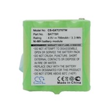Remplacement de batterie compatible pour Uniden AVP6,BATT-6R,BATT6R