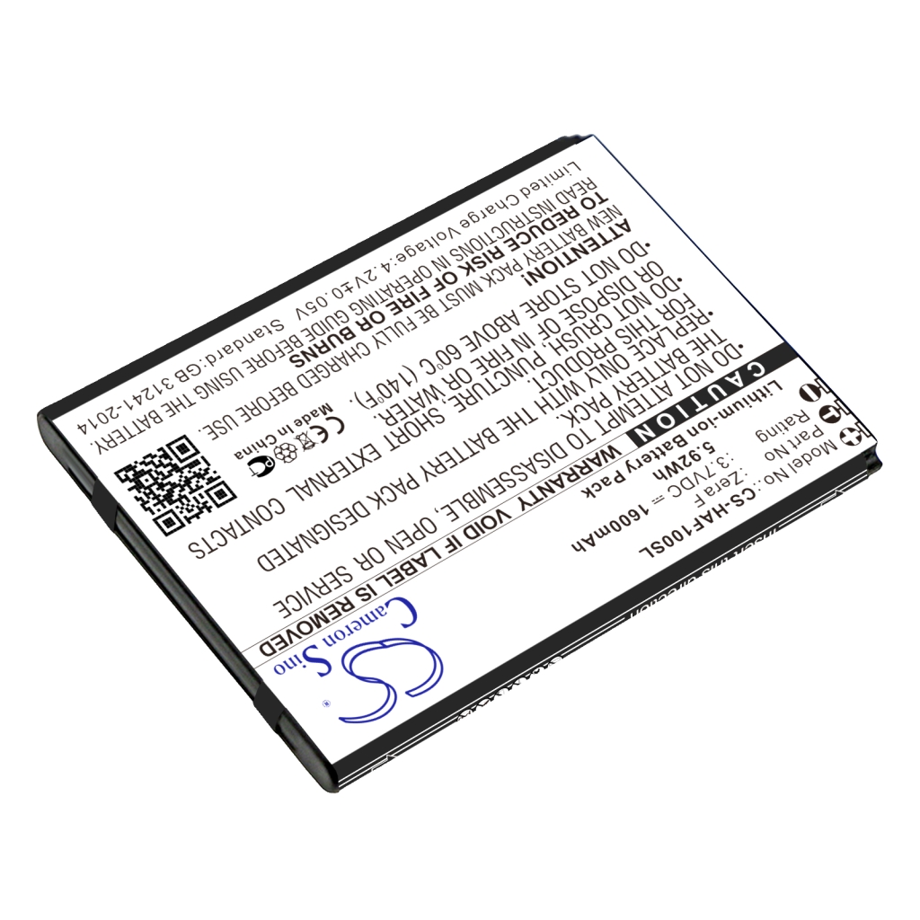 Batterie de téléphone portable Highscreen CS-HAF100SL