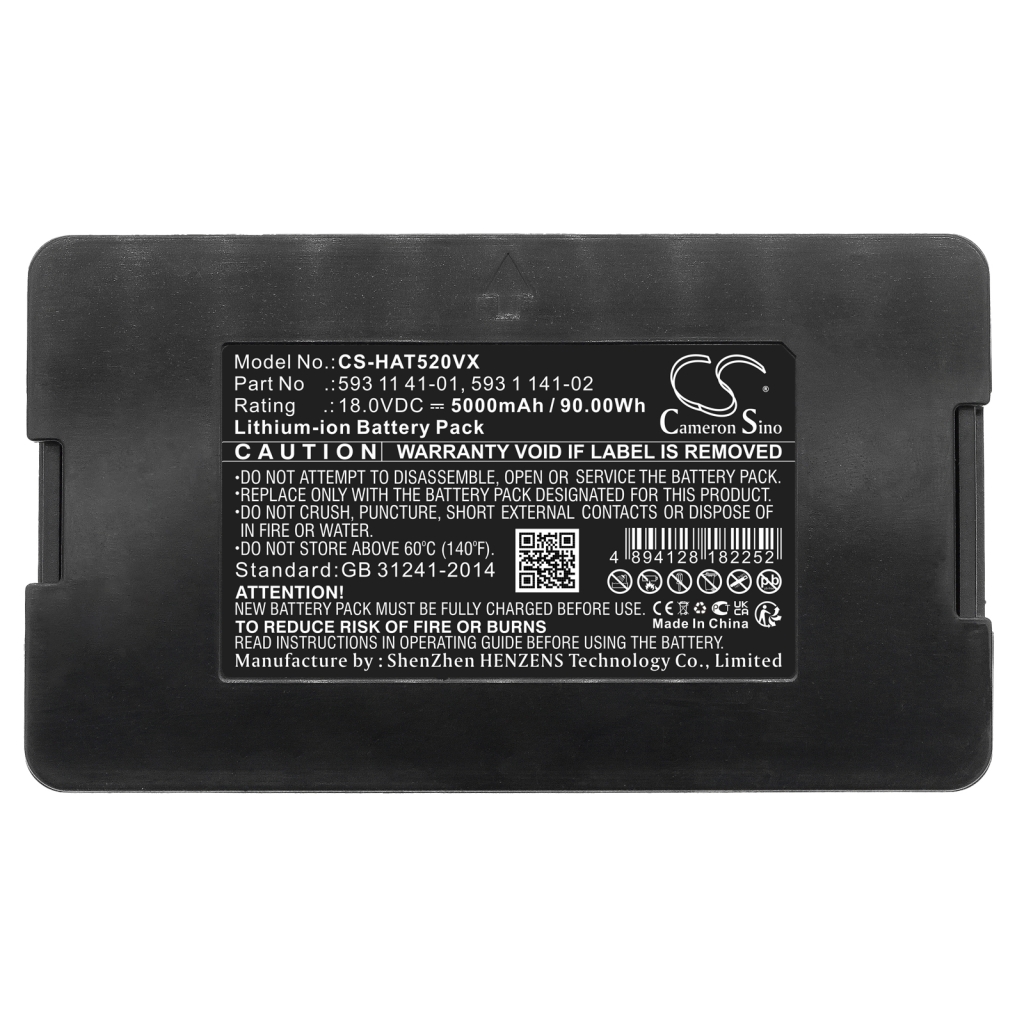 Batteries Remplace 593 1 141-02