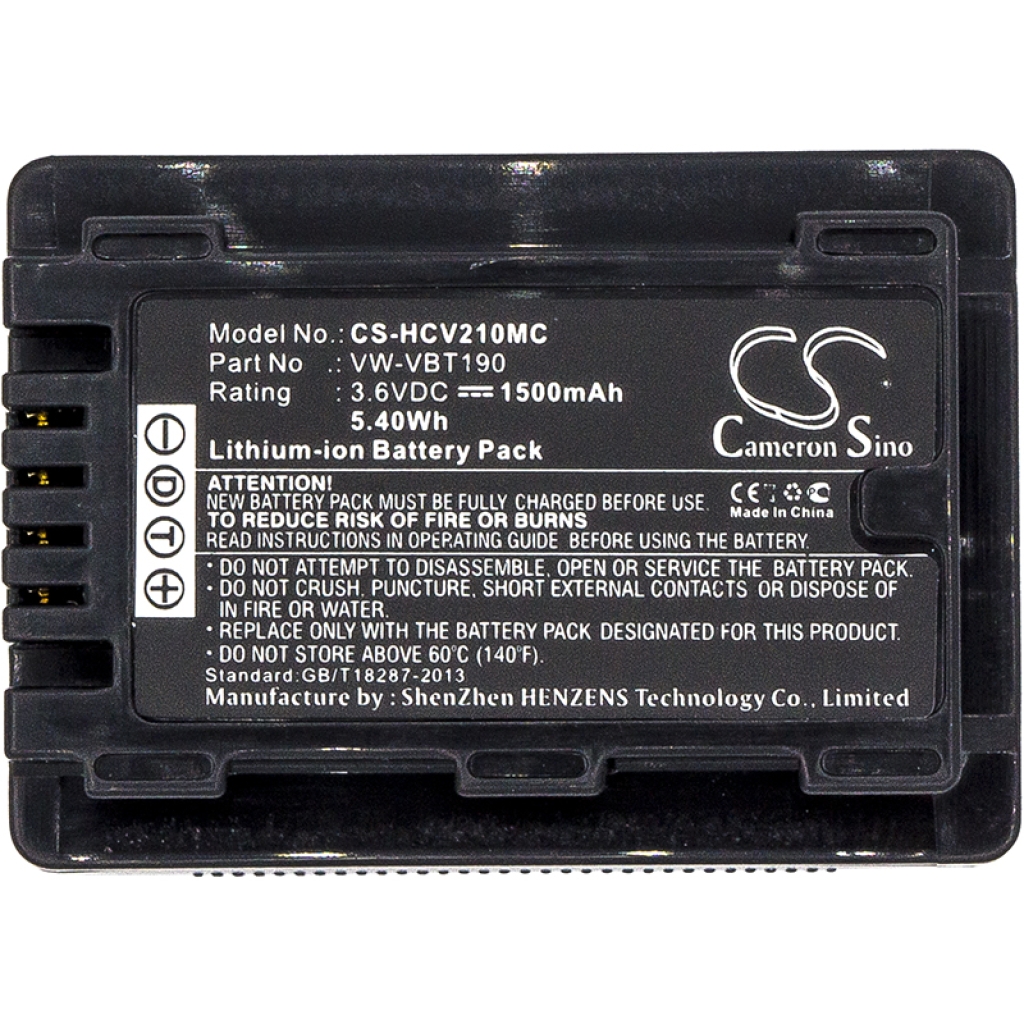 Batterie de l'appareil photo Panasonic HC-W850EB