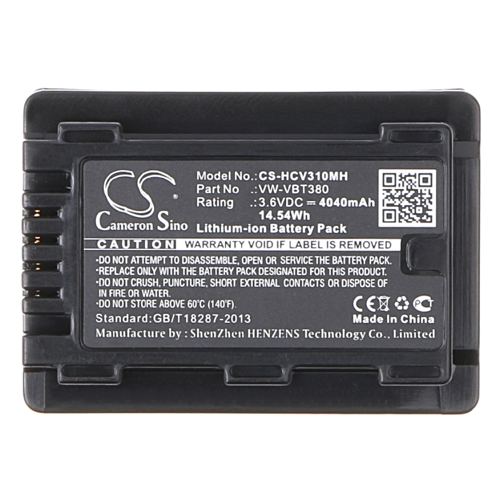 Batterie de l'appareil photo Panasonic HC-727EB