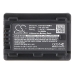 Batterie de l'appareil photo Panasonic HC-727EB