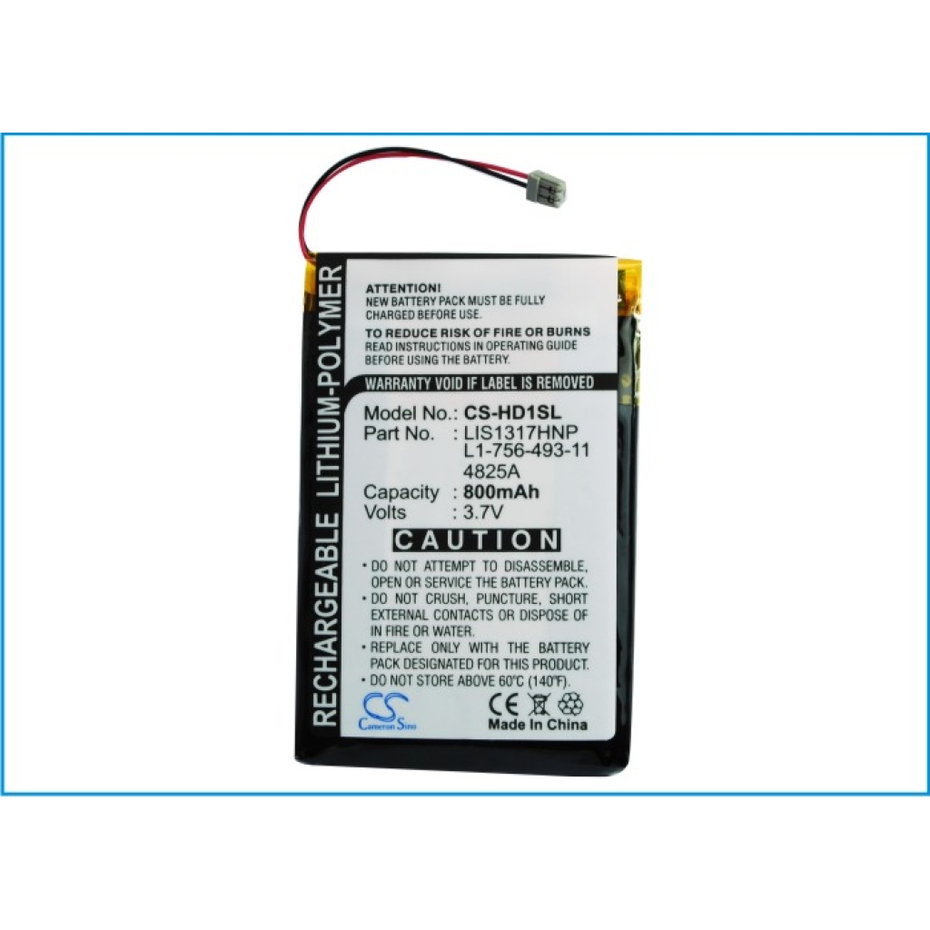 MP3, MP4, MP4, PMP Batterie Sony CS-HD1SL