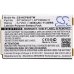 Batteries Remplace BTY3000Li11