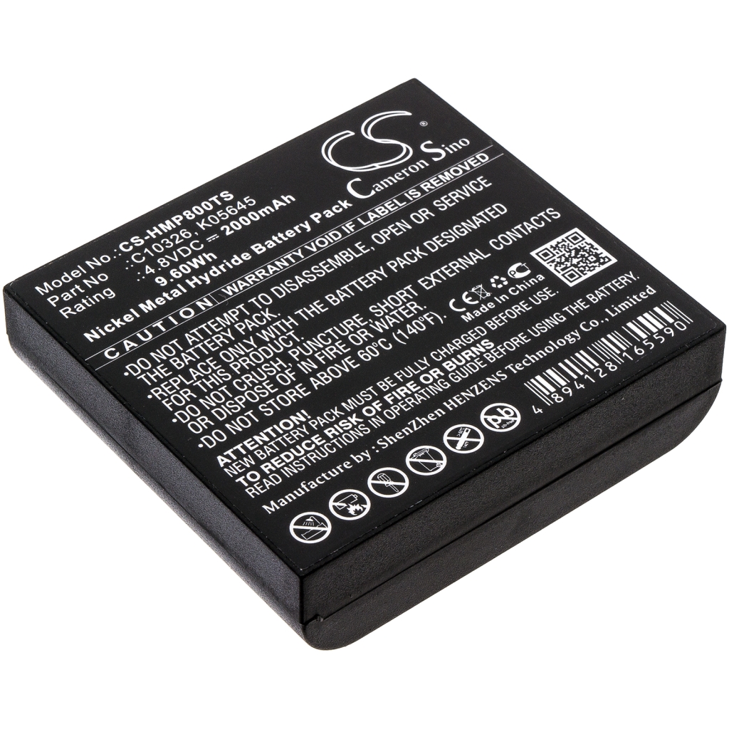 Batterie de casque d'écoute sans fil HME CS-HMP800TS