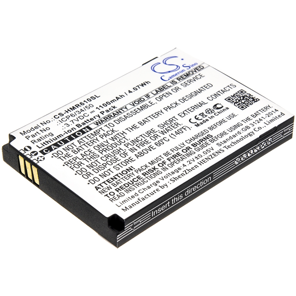 Remplacement de batterie compatible pour Humanware ICP6/34/50