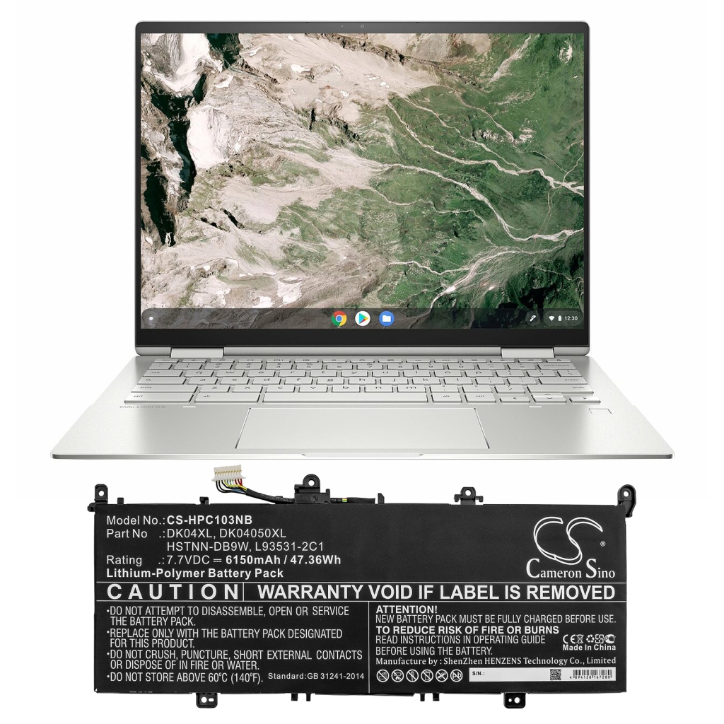 Batterie pour ordinateur portable HP CS-HPC103NB