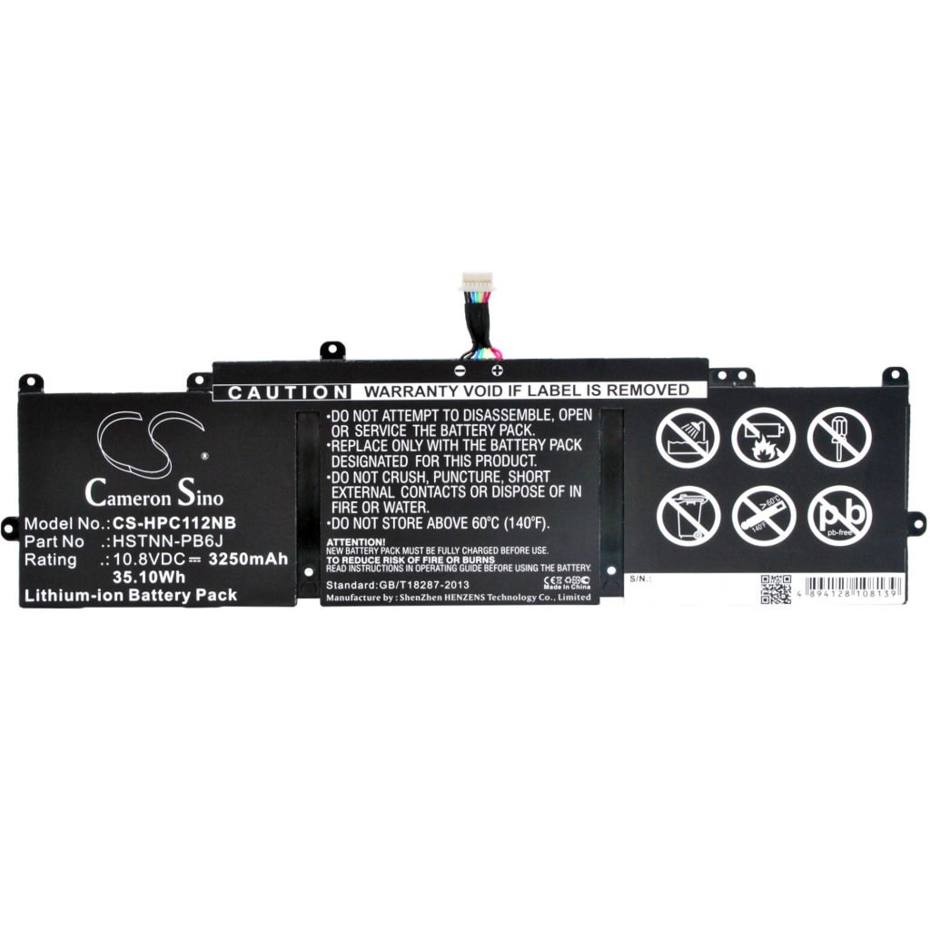 Batterie pour ordinateur portable HP CS-HPC112NB