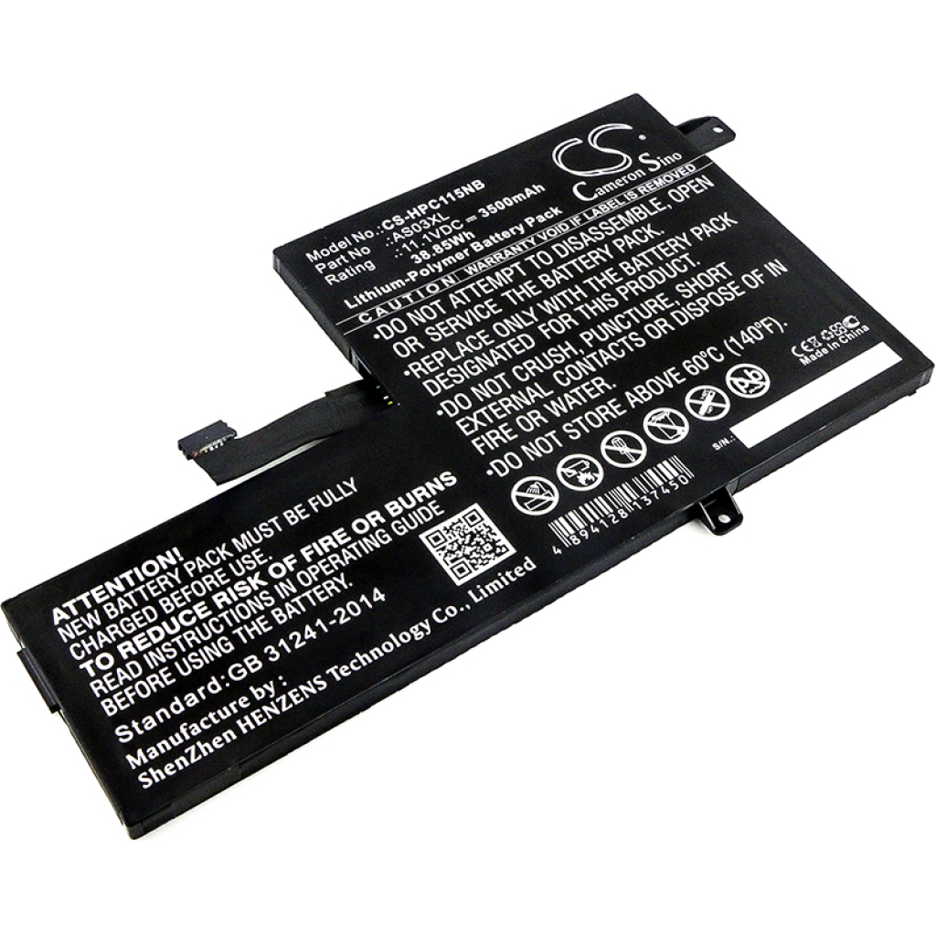 Batterie pour ordinateur portable HP CS-HPC115NB