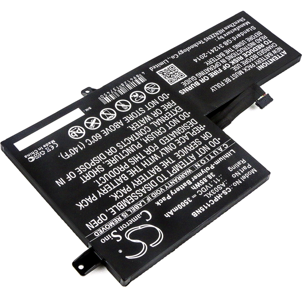 Batterie pour ordinateur portable HP CS-HPC115NB