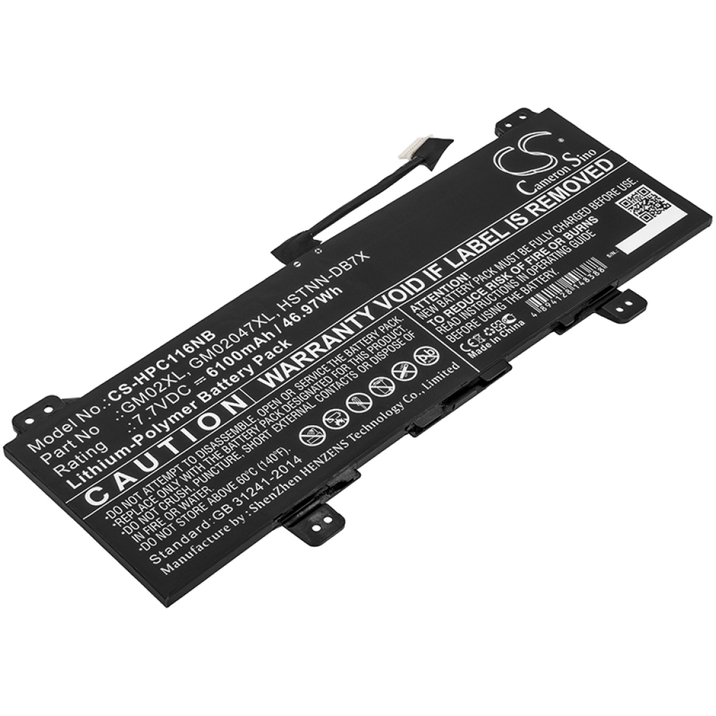 Batterie pour ordinateur portable HP CS-HPC116NB