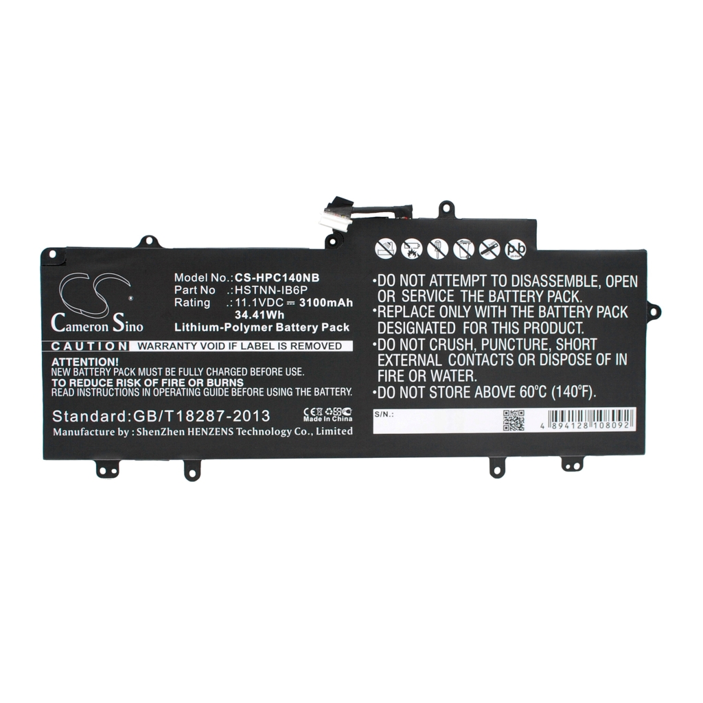 Batterie pour ordinateur portable HP CS-HPC140NB