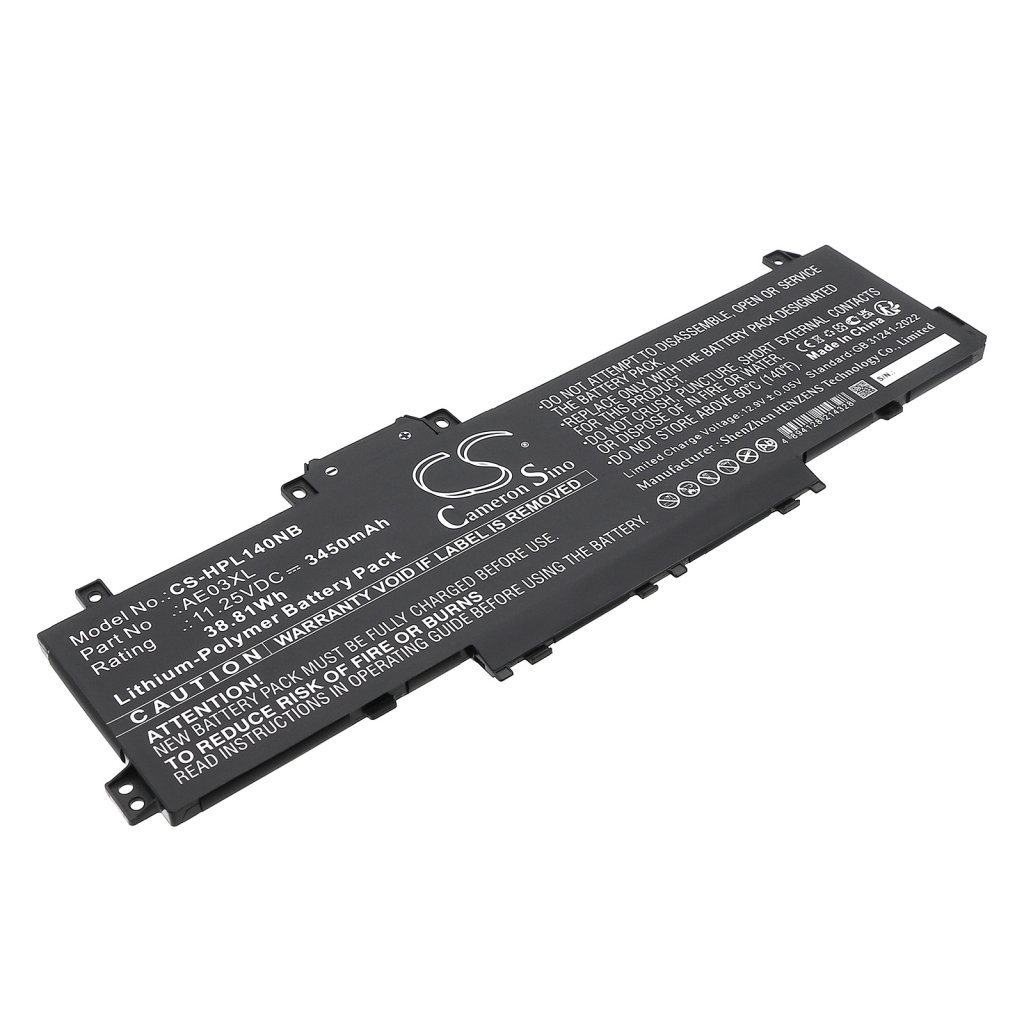 Batterie pour ordinateur portable HP CS-HPL140NB