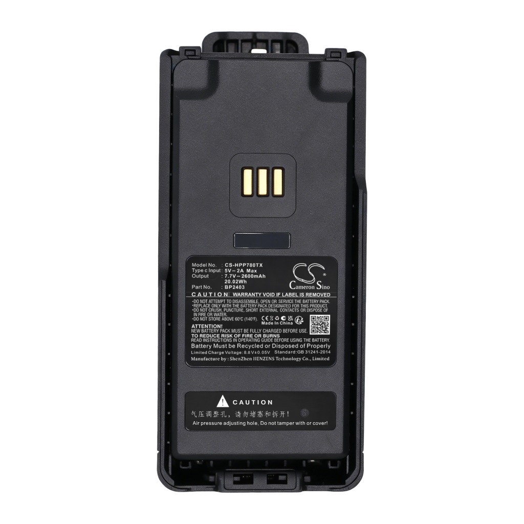 Akku kompatibel mit Hytera CS-HPP780TX
