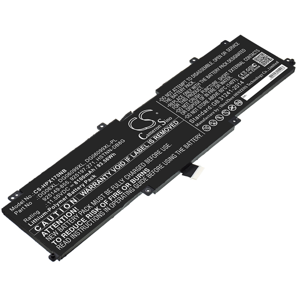 Batterie pour ordinateur portable HP CS-HPX170NB