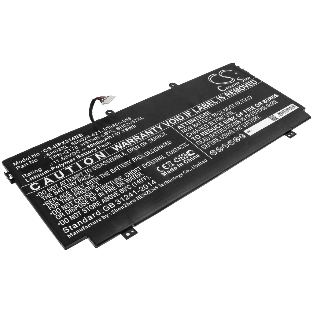 Batterie pour ordinateur portable HP CS-HPX314NB