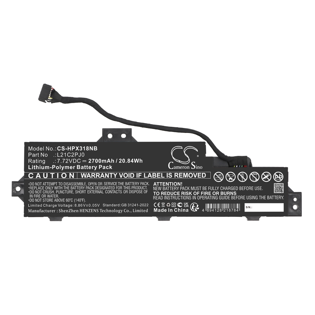 Batteries Remplace L21L2PJ0
