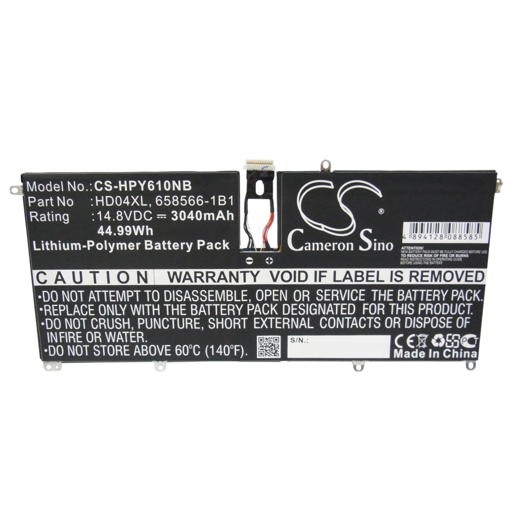 Batterie pour ordinateur portable HP CS-HPY610NB