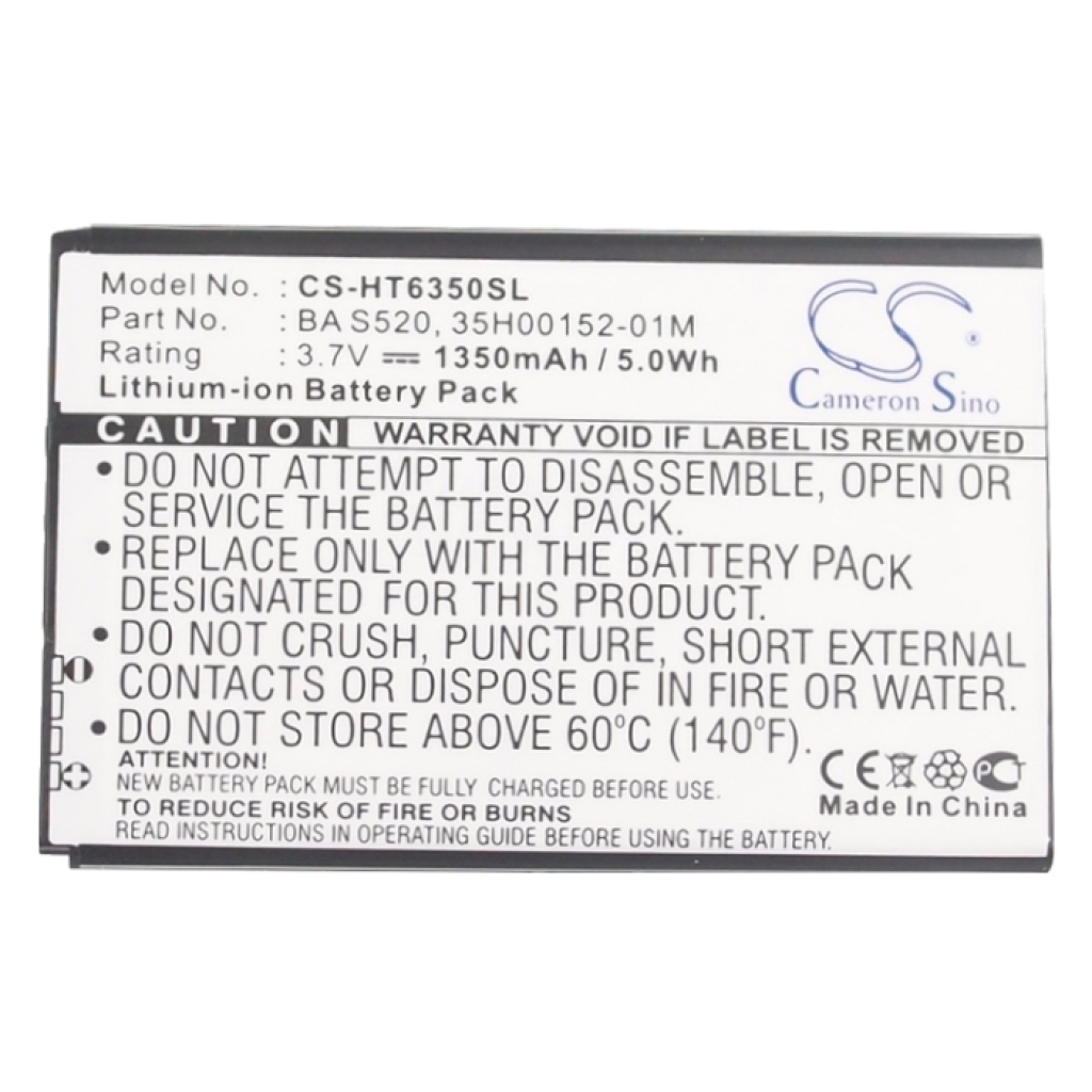 Batteries Remplace 35H00152-04M