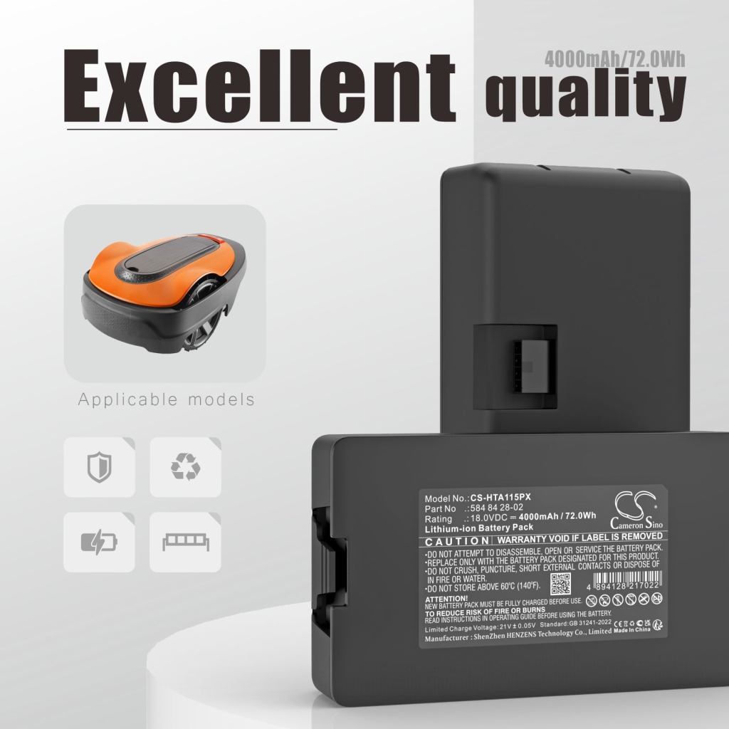 Power Tools Battery Husqvarna Automower 320 2017