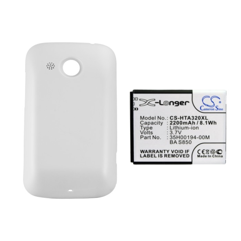 Batterie de téléphone portable HTC CS-HTA320XL