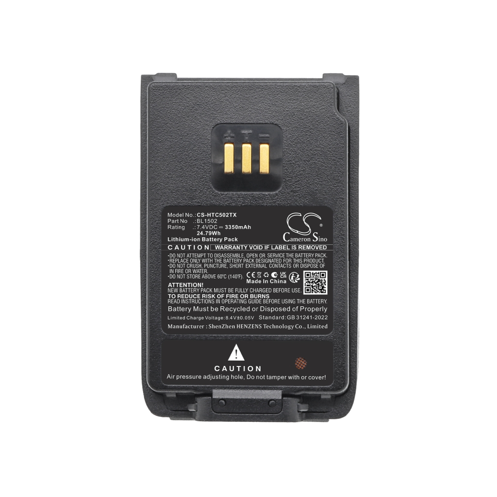 Akku kompatibel mit HYT Hytera CS-HTC502TX
