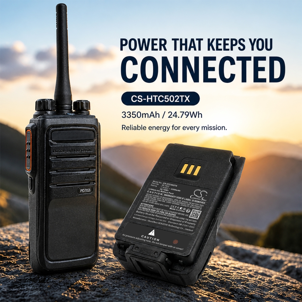 Akku kompatibel mit HYT Hytera CS-HTC502TX