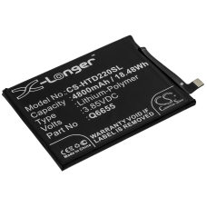 Remplacement de batterie compatible pour HTC Q6655