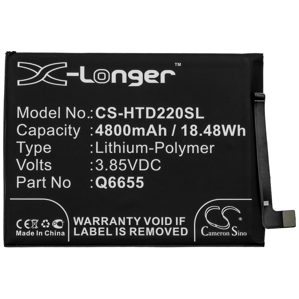 Batterie de téléphone portable HTC CS-HTD220SL