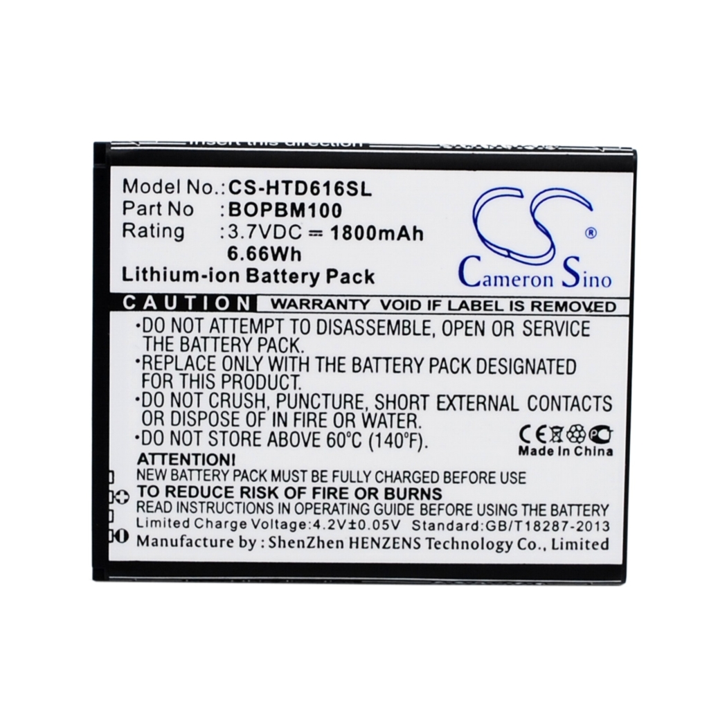 Batteries Remplace BOPBM100