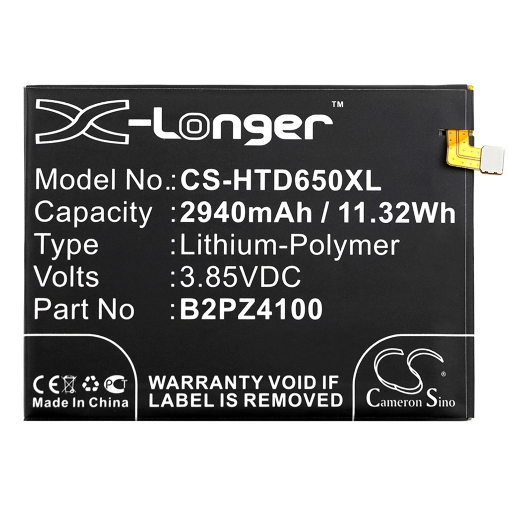Batterie de téléphone portable HTC CS-HTD650XL