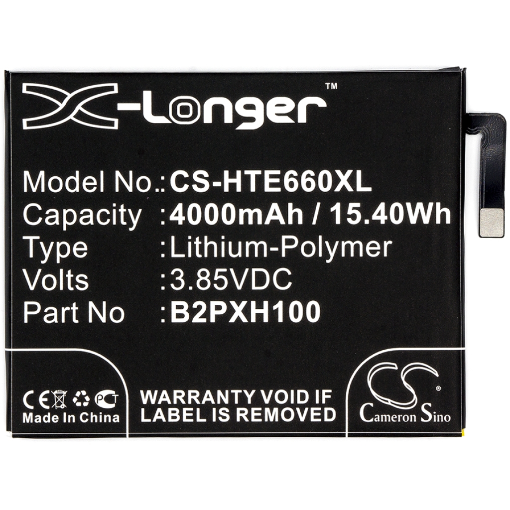 Batterie de téléphone portable HTC CS-HTE660XL