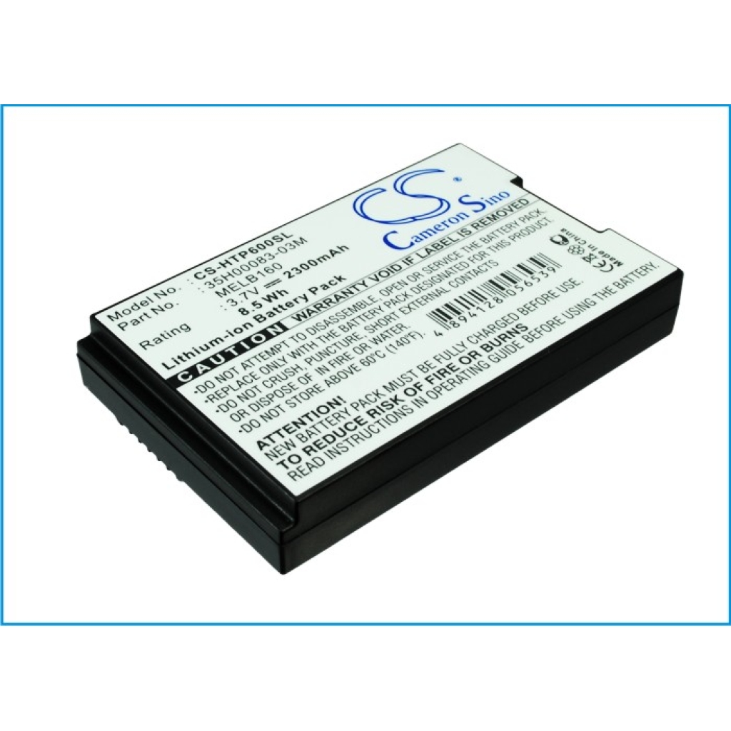 Batterie de téléphone portable HTC CS-HTP600SL
