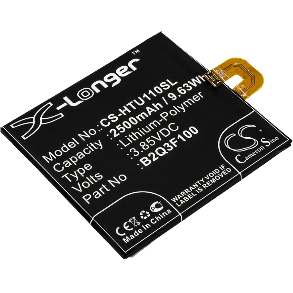 Batterie de téléphone portable HTC CS-HTU110SL