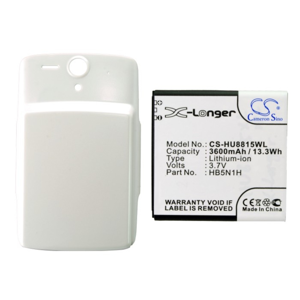 Cameron Sino CS-HU8815WL Akku mit weißem Rückdeckel: 3600mAh 13,3Wh 3,7V HB5N1H