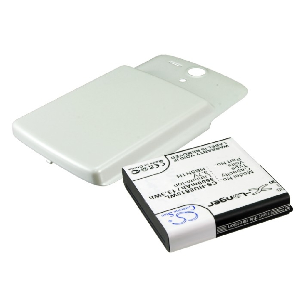 Cameron Sino CS-HU8815WL Akkuetikett mit Rückdeckel links: 3600mAh 13,3Wh