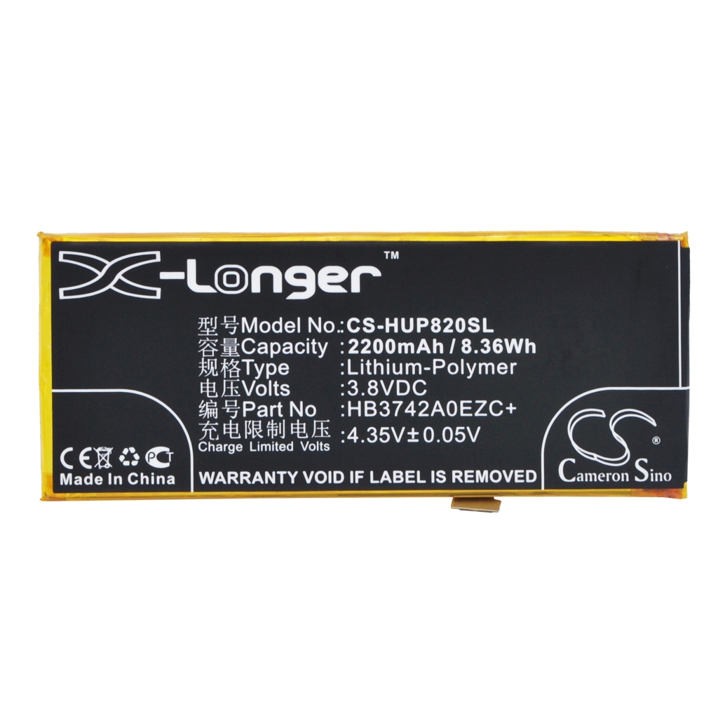 Batterie de téléphone portable Huawei CS-HUP820SL