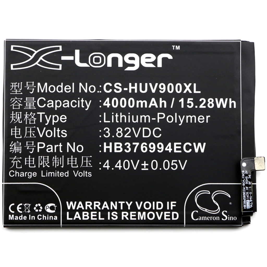 Batterie de téléphone portable Huawei CS-HUV900XL