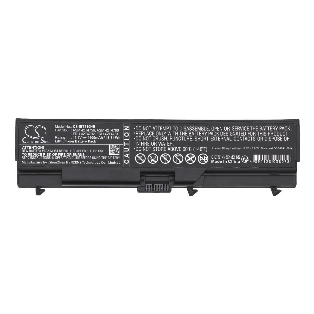 Notebook battery Lenovo ThinkPad T420(4180PMC)
