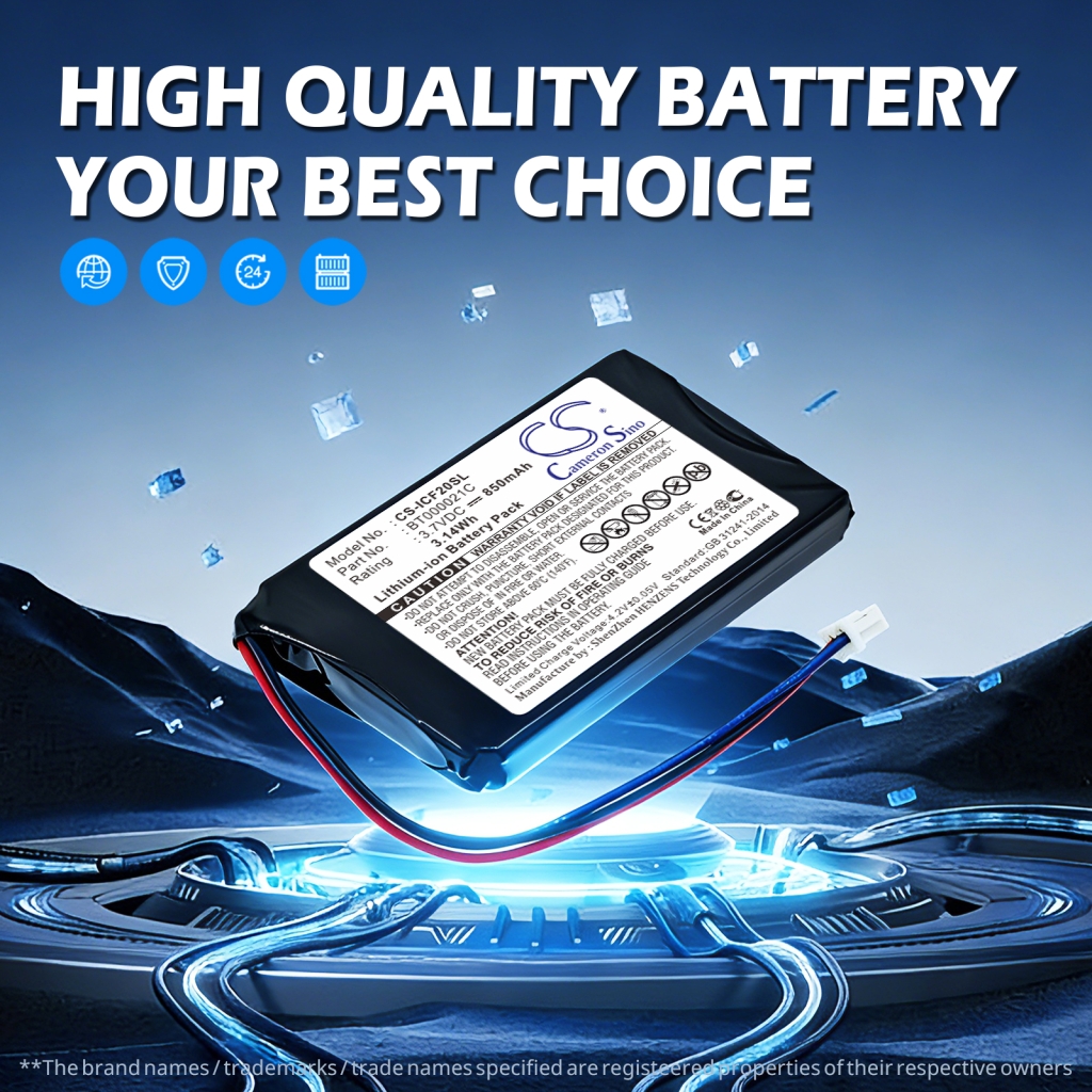 Batterie compatible avec NAVMAN CS-ICF20SL