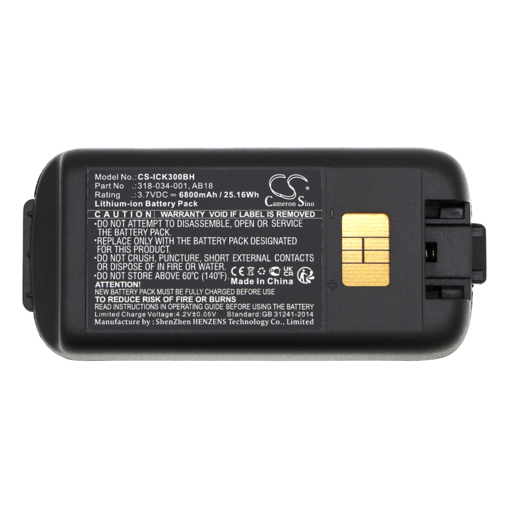 Code à barres, Scanner Batterie du scanner Intermec CK3N1