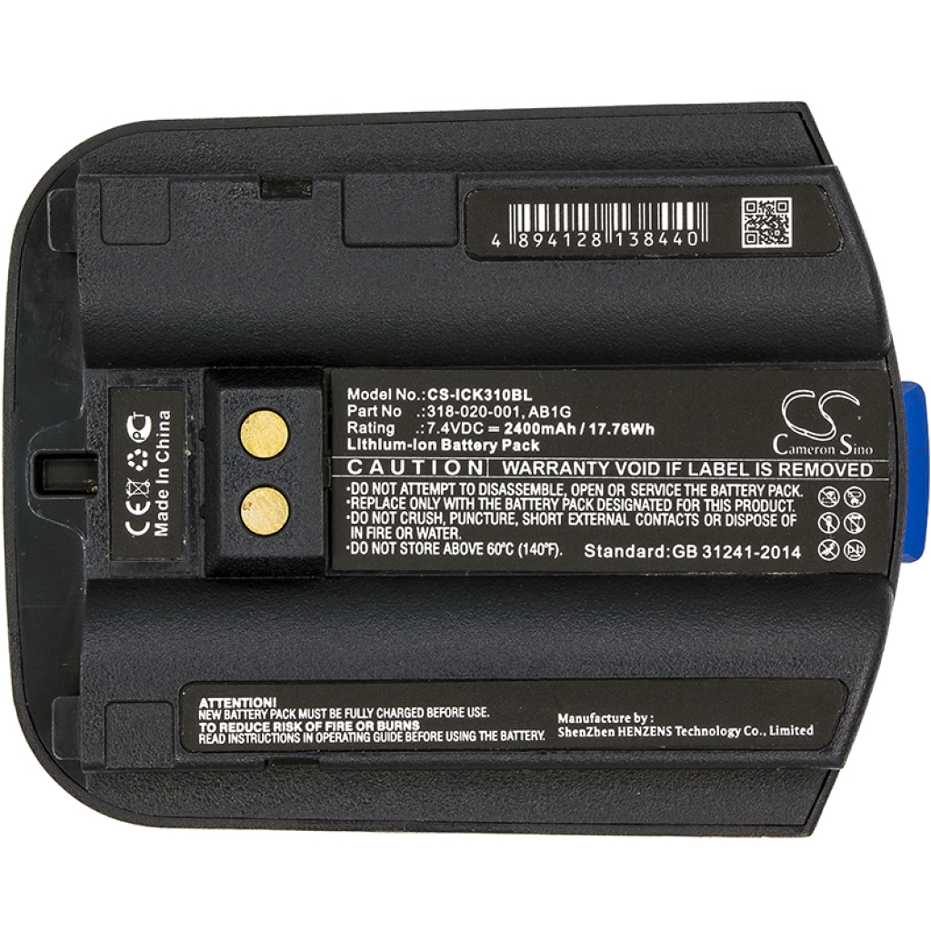 Code à barres, Scanner Batterie du scanner Intermec CK32